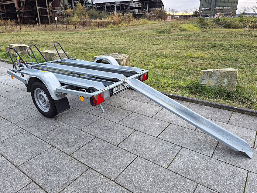 Motorradanhänger 1000kg mieten | Rampe | Anhängervermietung Klümper